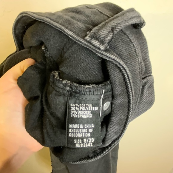 Blue Savy distressed black skinny jeans - Picture 3 of 3